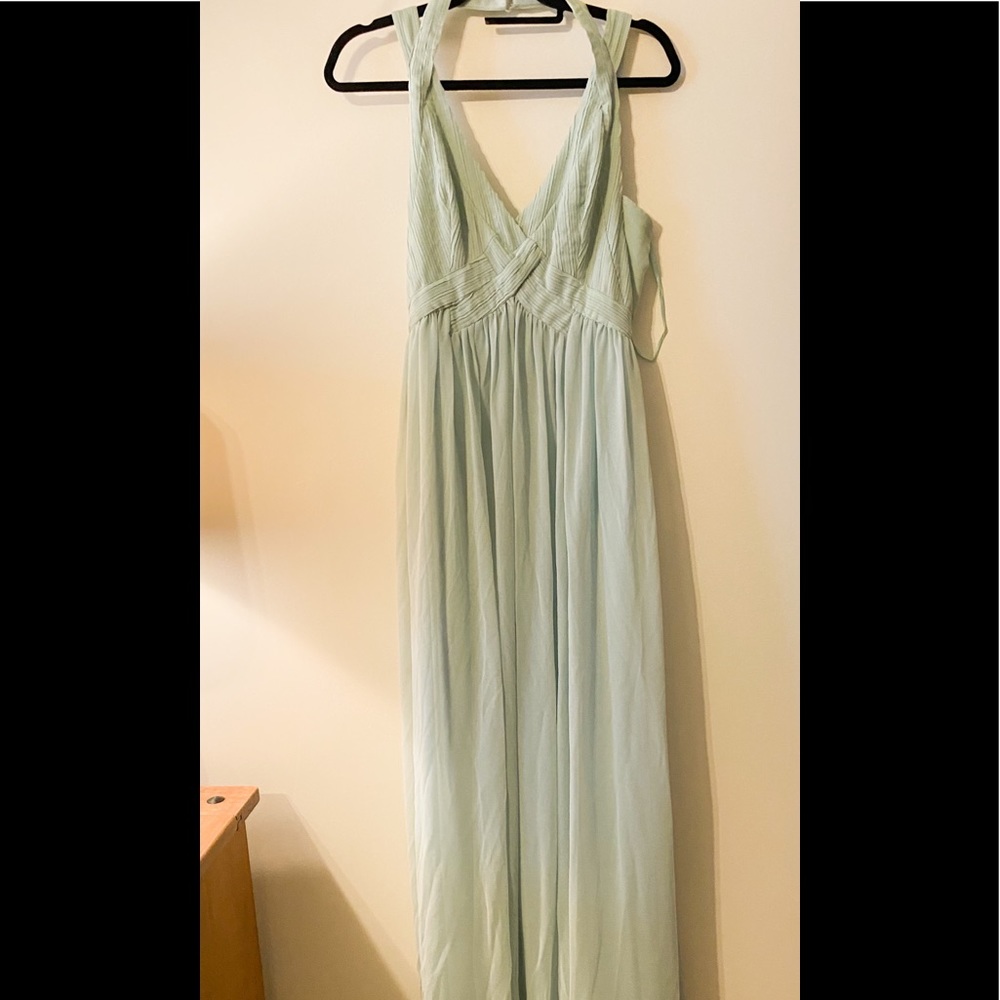 Floor length mint dress size medium